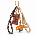 Croissant Keychain