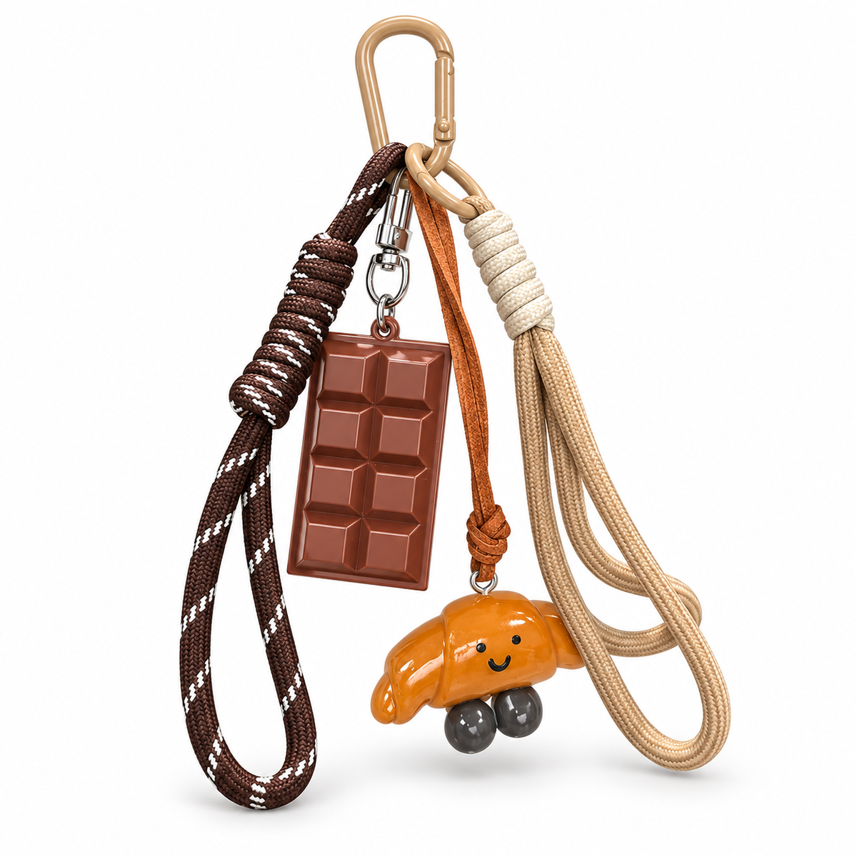 Croissant Keychain