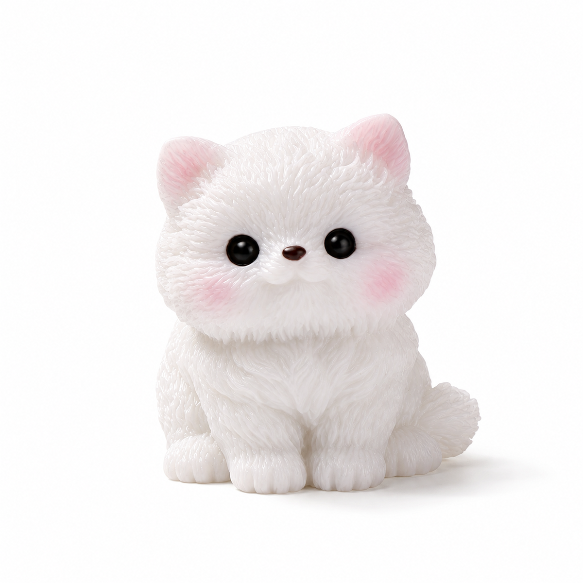 Sitting Cat Mini Resin Figurine