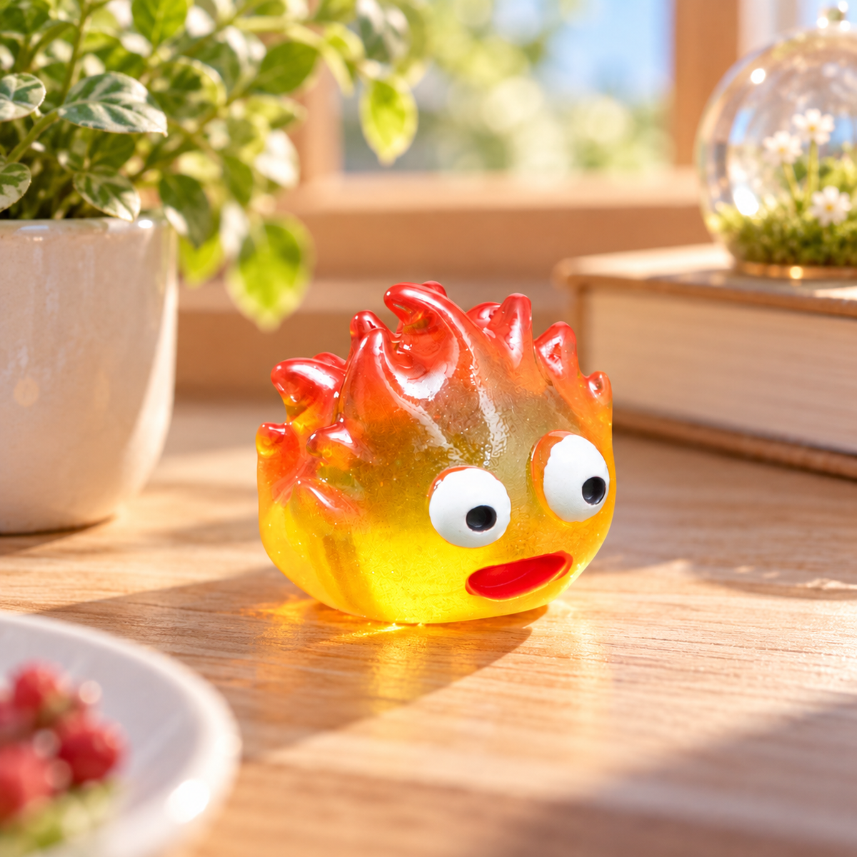 Happy Flame Mini Resin Figurine
