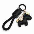 Black Horse Keychain Set
