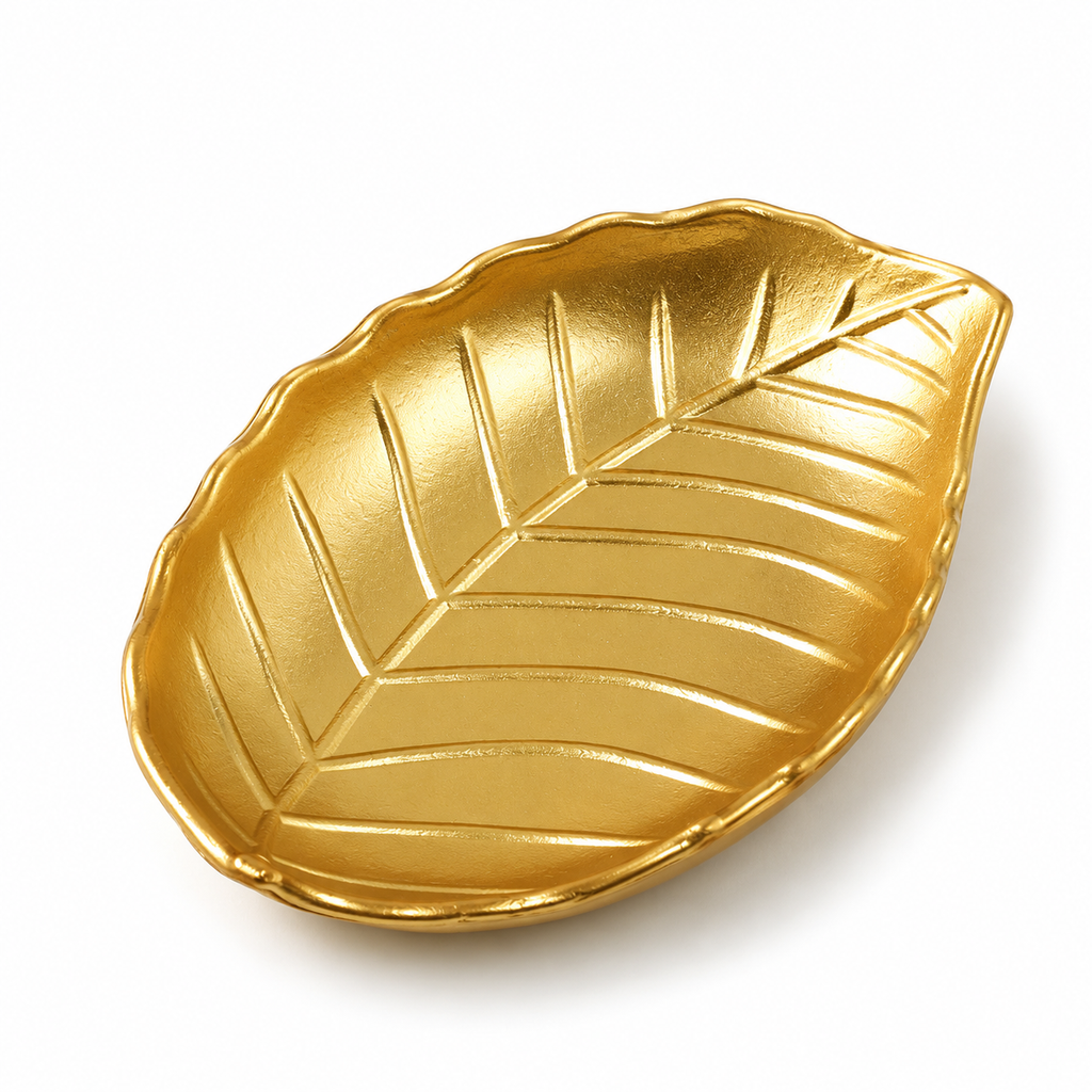 Gold Pothos Leaf Tray